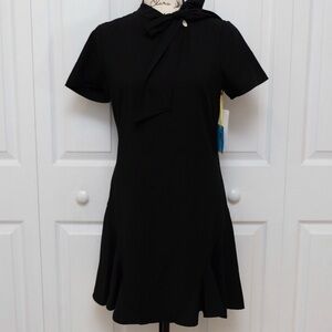 NWT Cece SUPER SWEET BALLERINA INSPIRED Rich Black Dress size 4